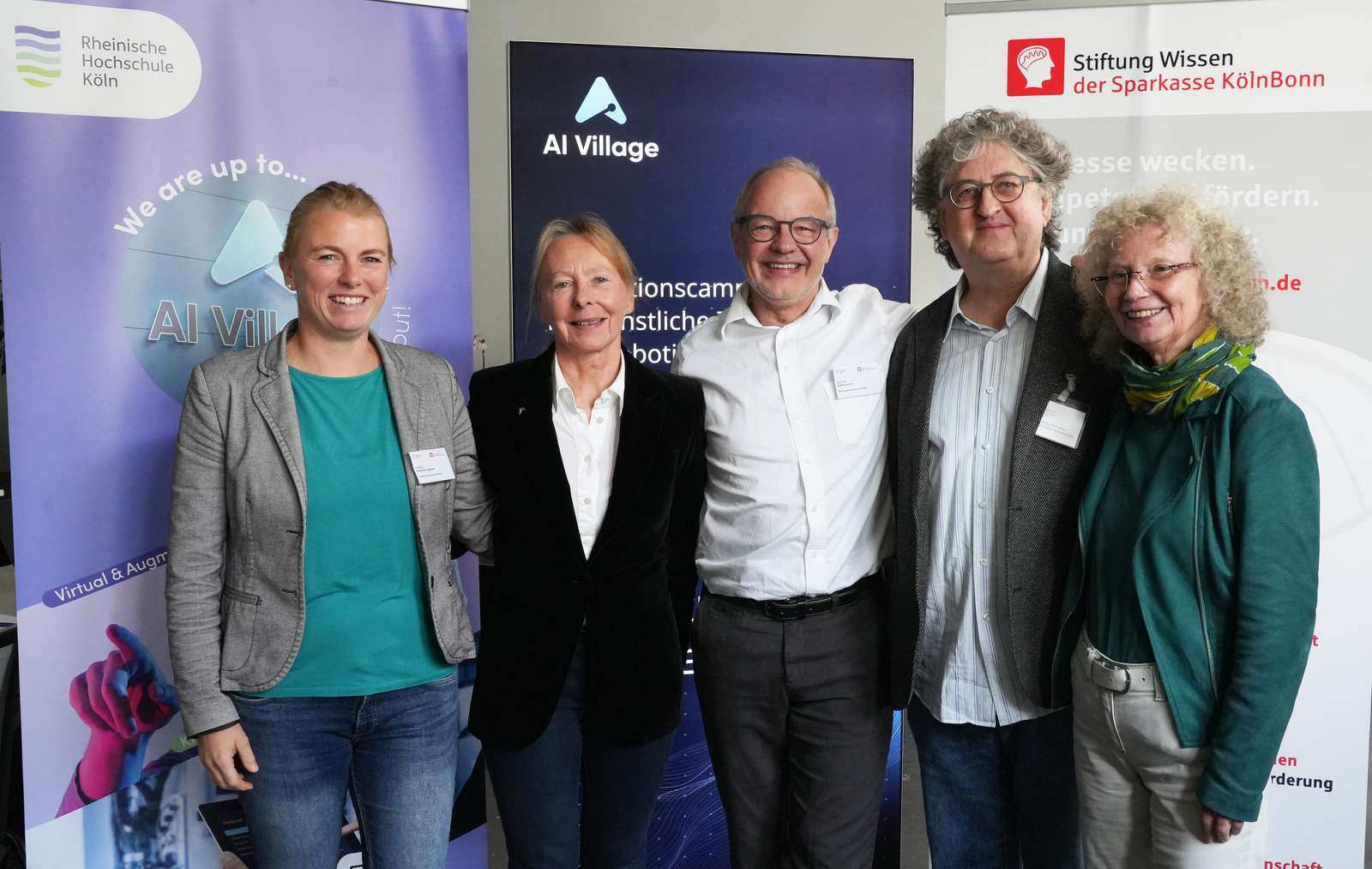 v. l. n. r.: das RH-Team „Medizinökonomie & Gesundheit“: Prof. Dr. Katharina Zaglauer, Prof. Dr. Stefanie Clemen, Prof. Dr. Ralf Kutsche, Prof. Dr. Ansgar Pommer, Friederike Böttcher