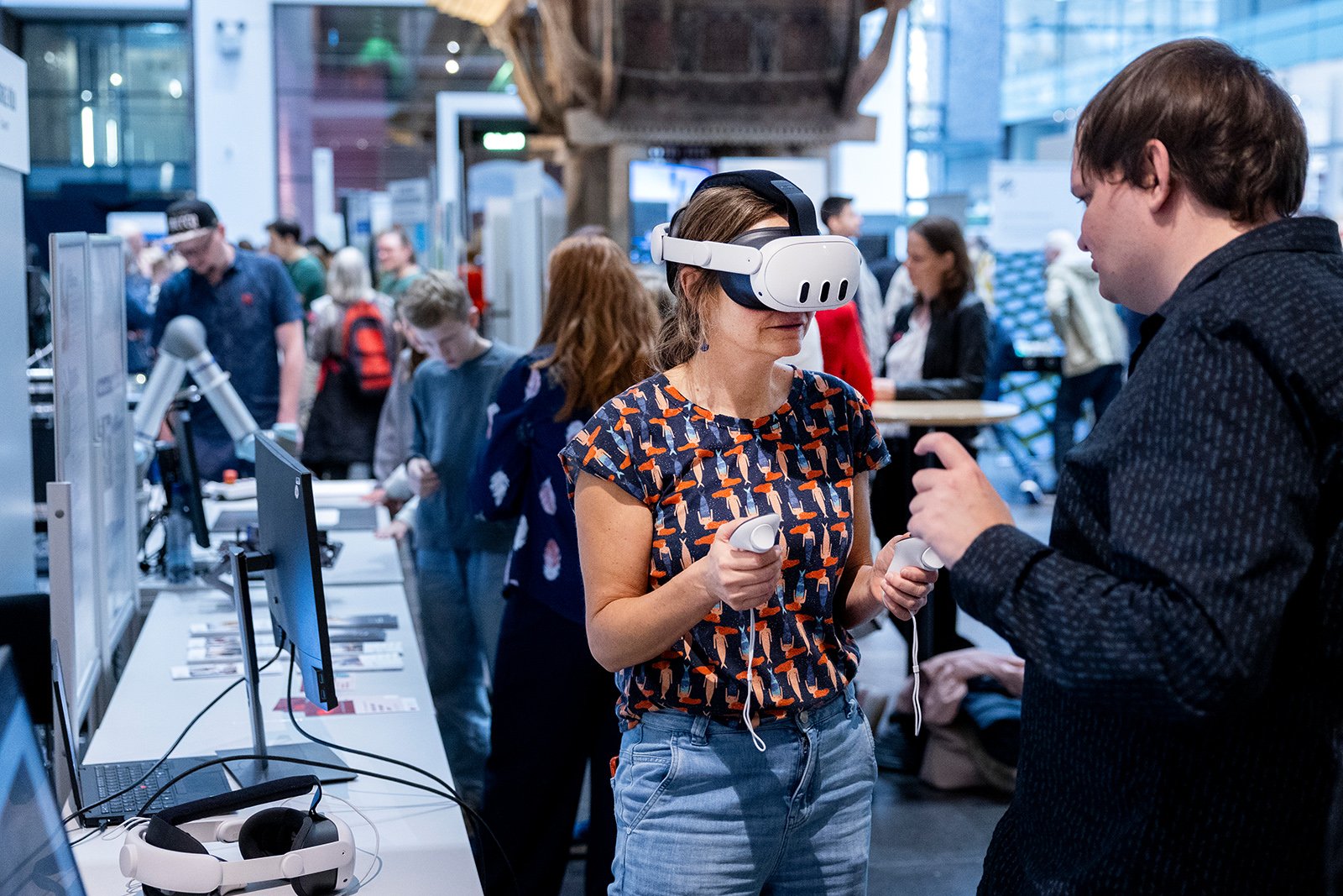 Unser Stand „Wasserstoff zum Anfassen“ (Foto Michael Bause/KWR)