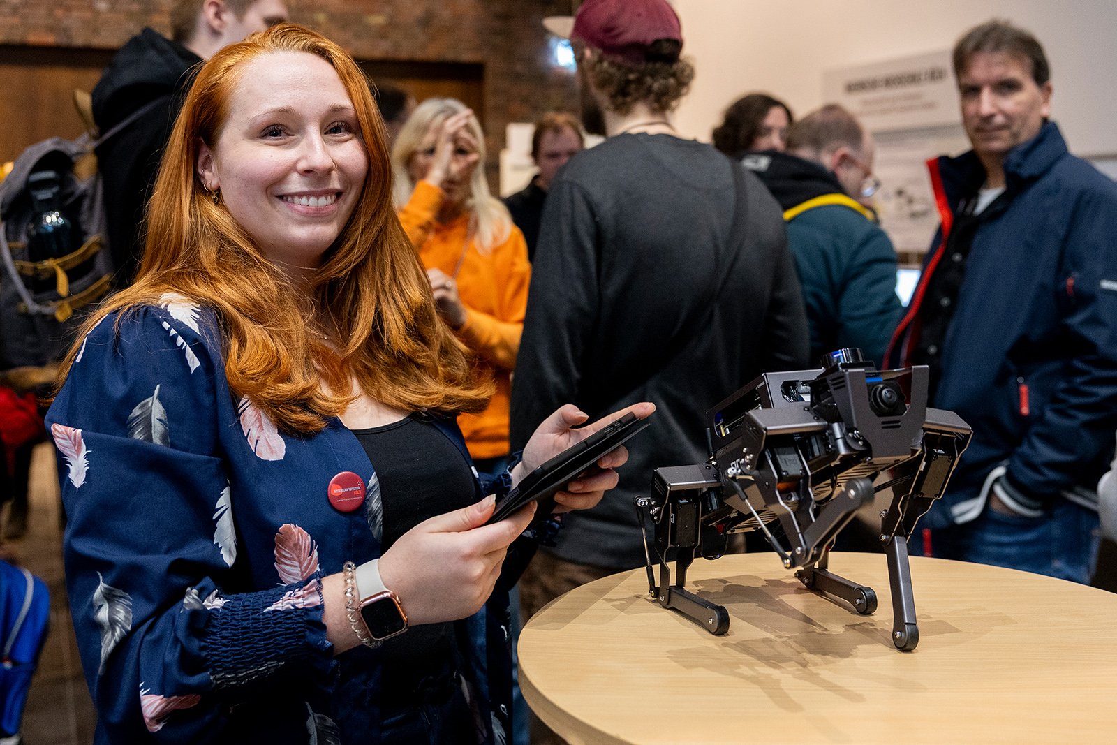 Unser Stand „Mensch-Robotik-Zukunft“ (Foto Michael Bause/KWR)