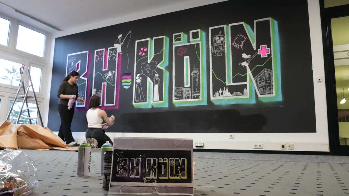 BU: Experimentierfreudigkeit und Spiel mit Streetart-Elementen, Illustration, Materialien und Wahrnehmung.