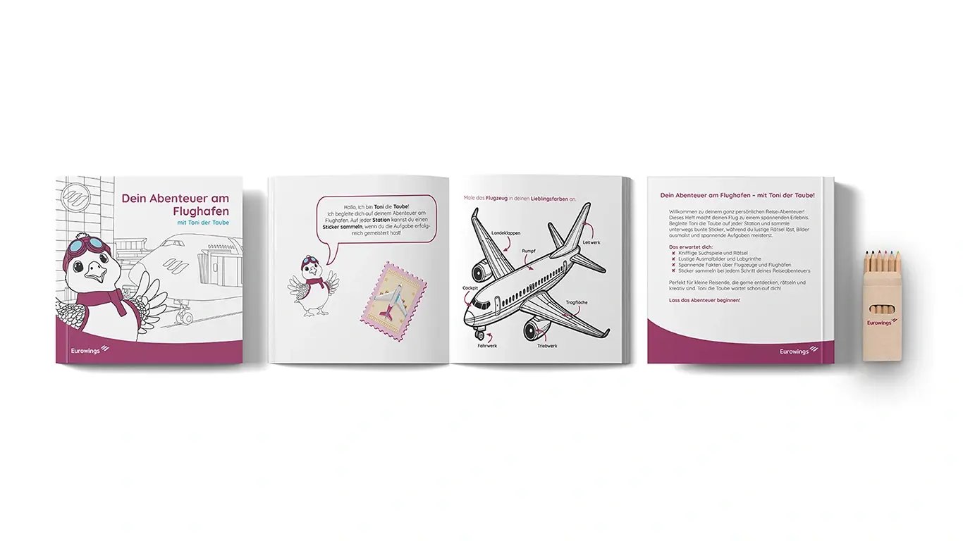 Taube Toni begleitet die Kinder spielend