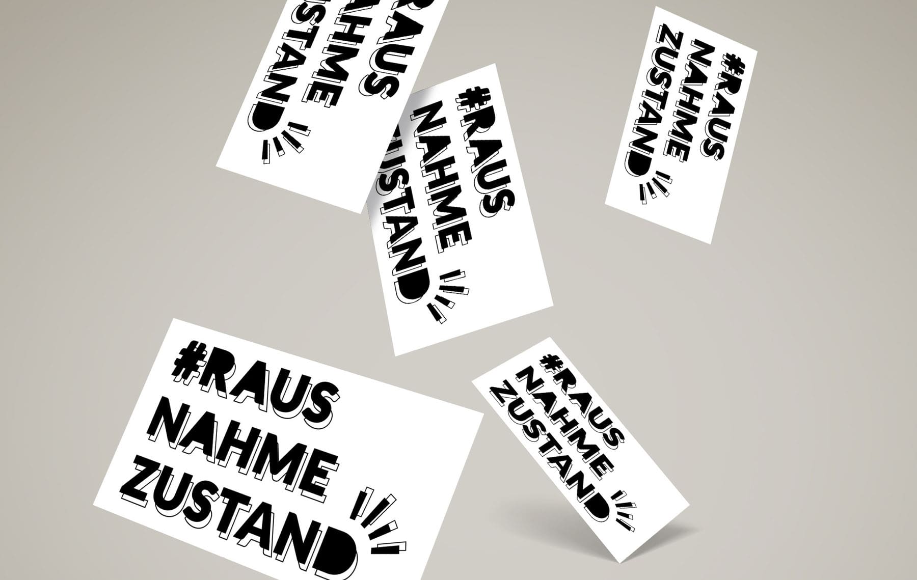 Rausnahmezustand-Sticker