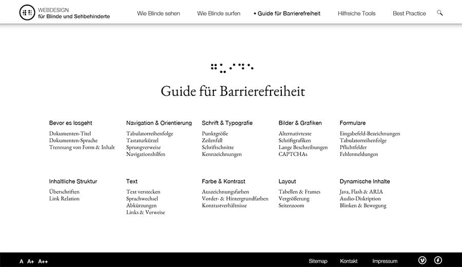 Webdesign für Blinde und Sehbehinderte-4