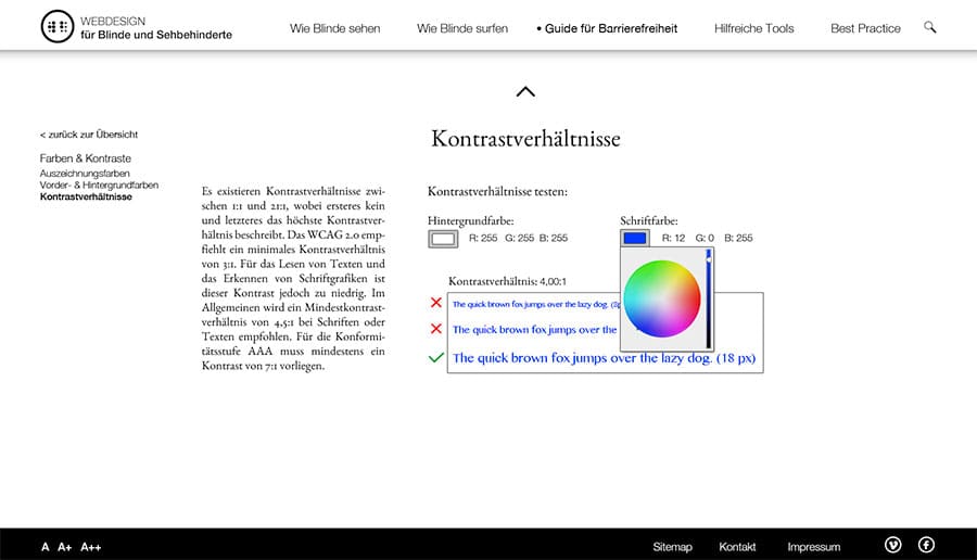 Webdesign für Blinde und Sehbehinderte-7